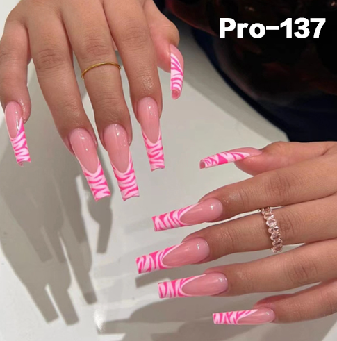 [Buy 6 Get 2]Promakepro Long-length 101-159Press On Nails 24PCS/Sets Unique Design High Quality Reusable