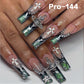 Promake Press on Nails Long-Medium-Short  12 Packs (288 Pcs) Reuseable Nails wtih Nail tools