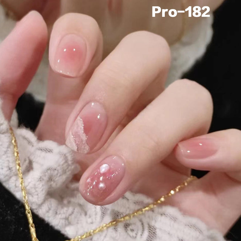 [Buy 6 Get 2]Promakepro Short-Length 160-240 Press on Nails Manicure 24PCS/Sets Unique Design Reusable