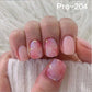 Promake Press on Nails Long-Medium-Short  12 Packs (288 Pcs) Reuseable Nails wtih Nail tools