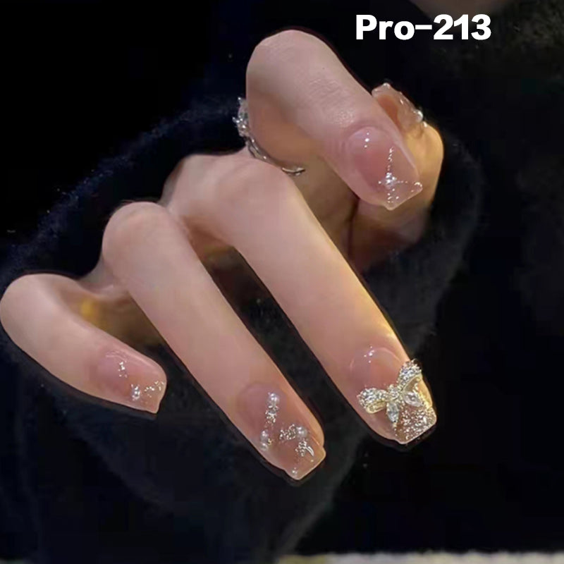 [Buy 6 Get 2]Promakepro Short-Length 160-240 Press on Nails Manicure 24PCS/Sets Unique Design Reusable