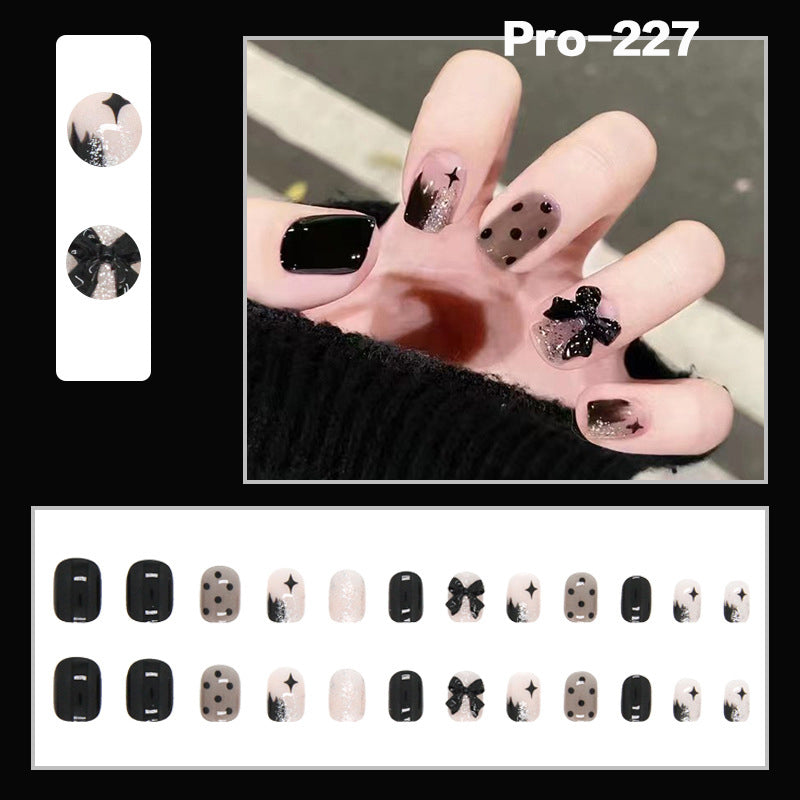 [Buy 6 Get 2]Promakepro Short-Length 160-240 Press on Nails Manicure 24PCS/Sets Unique Design Reusable