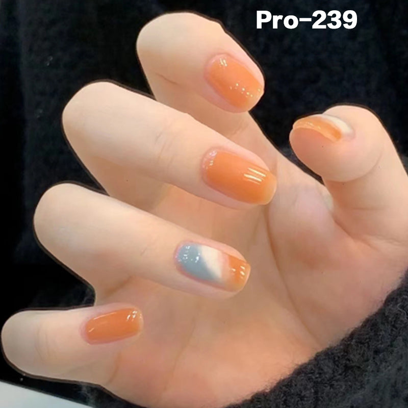 [Buy 6 Get 2]Promakepro Short-Length 160-240 Press on Nails Manicure 24PCS/Sets Unique Design Reusable