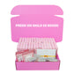 [On Sale Lucky Scoop] Promake Press On Nails Boxes 24PCS Reuseable Nails wtih Nail tools