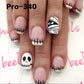 [Buy 6 Get 2]Promakepro 335~368 Press on Nails with Halloween Design 24PCS/Sets Reusable