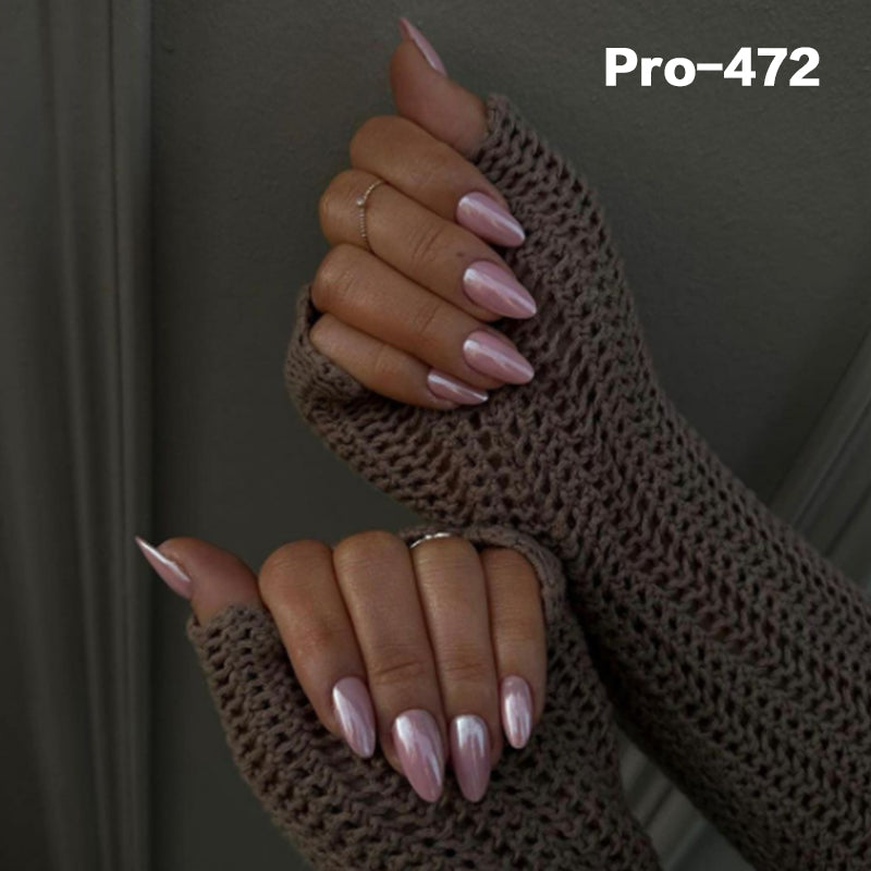 [Buy 6 Get 2]Promakepro Mid-Length 401-500 Press On Nails 24PCS/Sets Unique Design High Quality Reusable