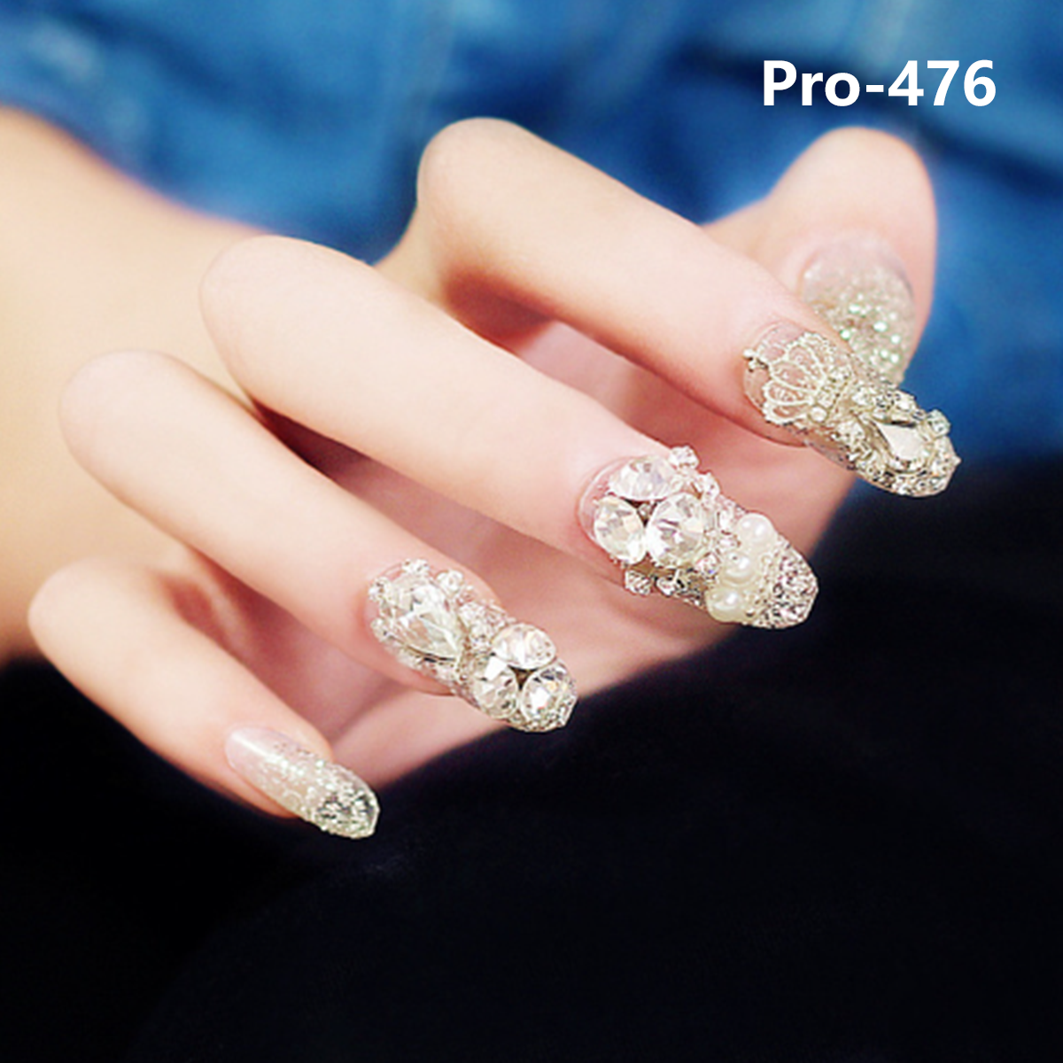 [Buy 6 Get 2]Promakepro Mid-Length 401-500 Press On Nails 24PCS/Sets Unique Design High Quality Reusable