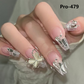 [Buy 6 Get 2]Promakepro Mid-Length 401-500 Press On Nails 24PCS/Sets Unique Design High Quality Reusable