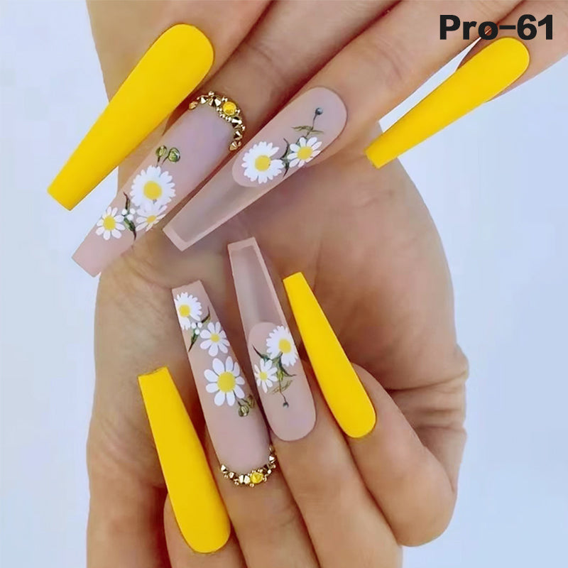 Buy 6 Get 2]Promakepro Long-length 1-100 Press On Nails 24PCS/Sets Un –  PROMAKE