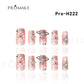 [New Arrival] Promake Luxury - Mid-Length H221-H240 - Handmade Press On Nails 10PCS Reuseable Nails wtih Nail tools