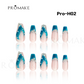 Promake Luxury French Tips Press on Nails Medium Length 25-28mm two part