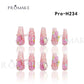 [New Arrival] Promake Luxury - Mid-Length H221-H240 - Handmade Press On Nails 10PCS Reuseable Nails wtih Nail tools