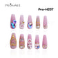 Promake SuperLuxury - H235-H273 - Custom Handmade Press On Nails 10PCS Reuseable Nails wtih Nail tools