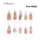 Promake SuperLuxury - H235-H273 - Custom Handmade Press On Nails 10PCS Reuseable Nails wtih Nail tools