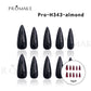 [New Arrival] Promake Luxury - Long length - H335-H350 - Custom Handmade Press On Nails 10PCS Reuseable Nails wtih Nail tools