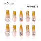 [New Arrival] Promake Luxury - Long length - H372-H386 - Custom Handmade Press On Nails 10PCS Reuseable Nails wtih Nail tools