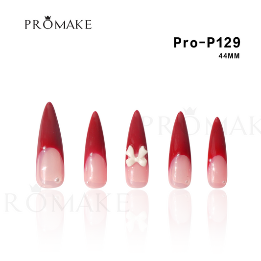 [NEW ARRIVAL] Promake Luxury - Super Long 44MM - P78-129-44mm - Custom Handmade Press On Nails 10PCS Reuseable Nails wtih Nail tools