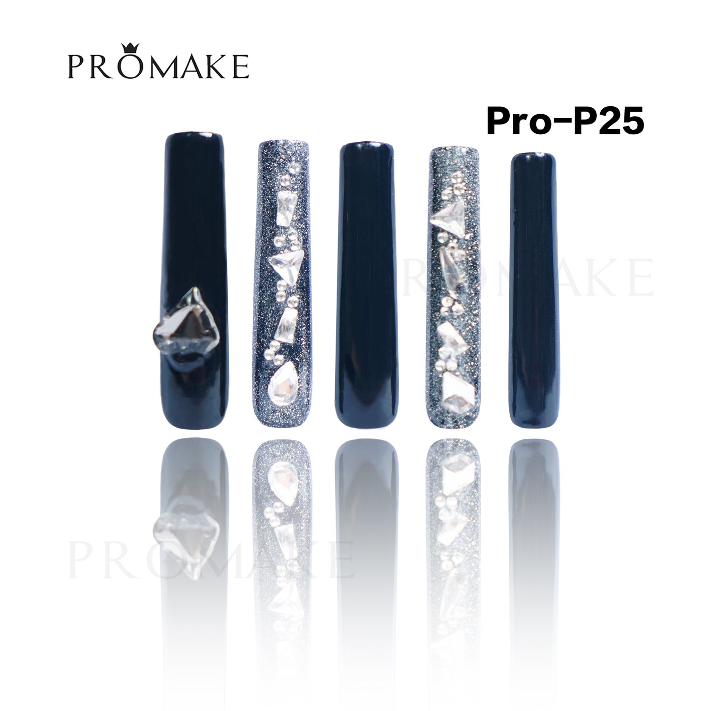 Promake Luxury - Super Long 54MM - P19-P38 - Custom Handmade Press On Nails 10PCS Reuseable Nails wtih Nail tools