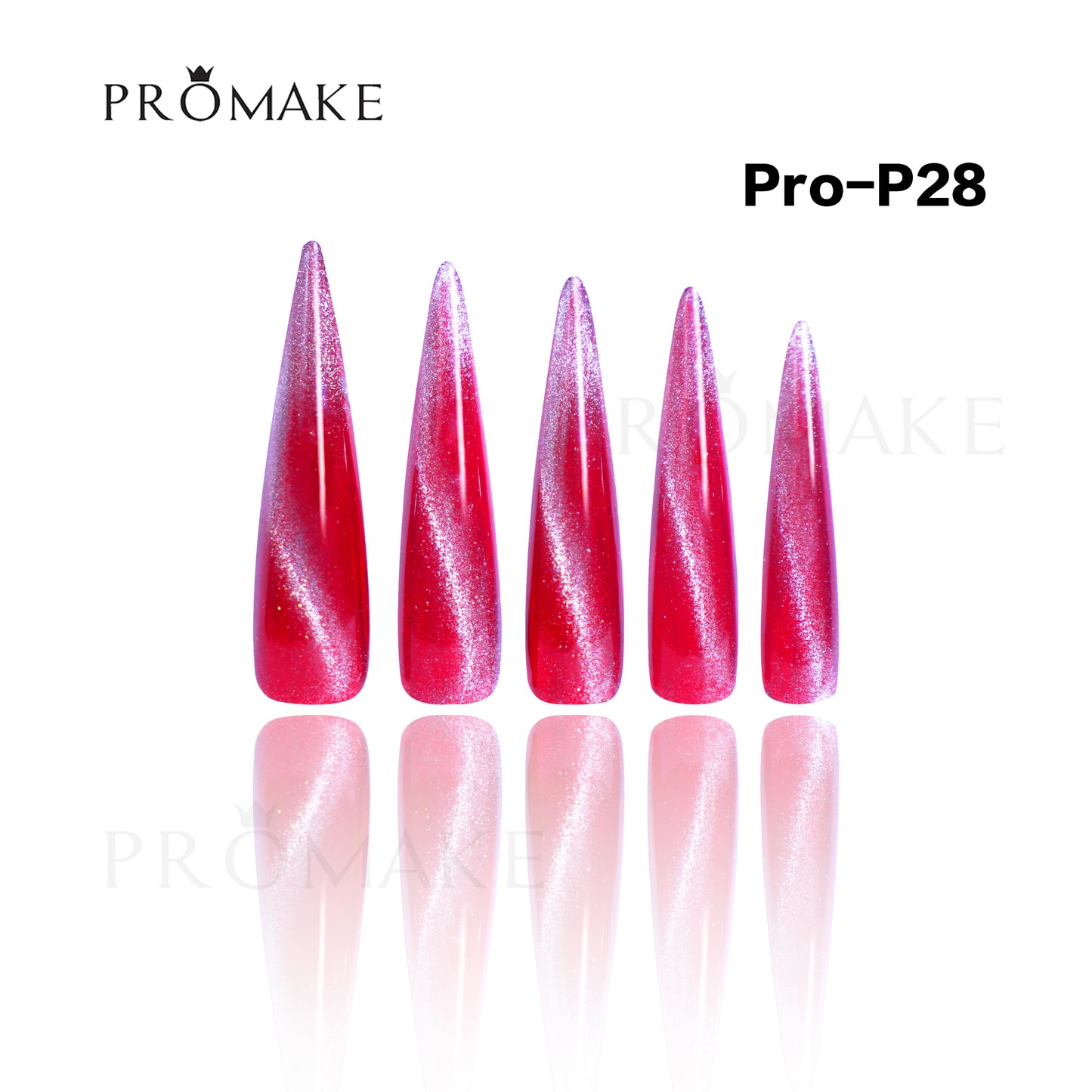 Promake Luxury - Super Long 54MM - P19-P38 - Custom Handmade Press On Nails 10PCS Reuseable Nails wtih Nail tools