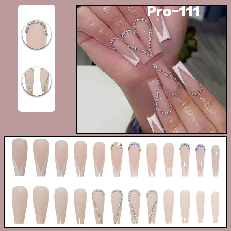 [Buy 6 Get 2]Promakepro Long-length 101-159Press On Nails 24PCS/Sets Unique Design High Quality Reusable