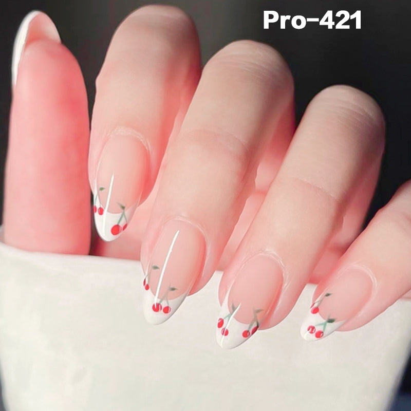 [Buy 6 Get 2]Promakepro Mid-Length 401-500 Press On Nails 24PCS/Sets Unique Design High Quality Reusable