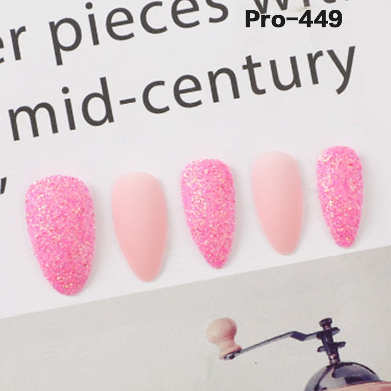 [Buy 6 Get 2]Promakepro Mid-Length 401-500 Press On Nails 24PCS/Sets Unique Design High Quality Reusable