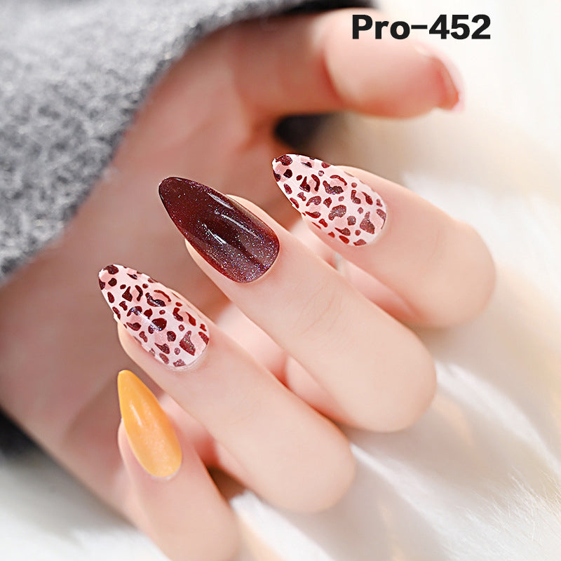 [Buy 6 Get 2]Promakepro Mid-Length 401-500 Press On Nails 24PCS/Sets Unique Design High Quality Reusable