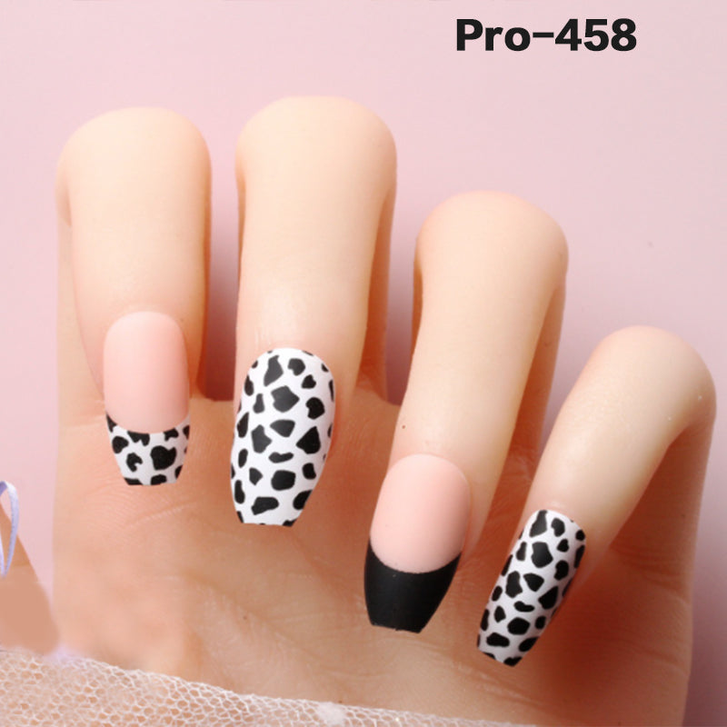 [Buy 6 Get 2]Promakepro Mid-Length 401-500 Press On Nails 24PCS/Sets Unique Design High Quality Reusable