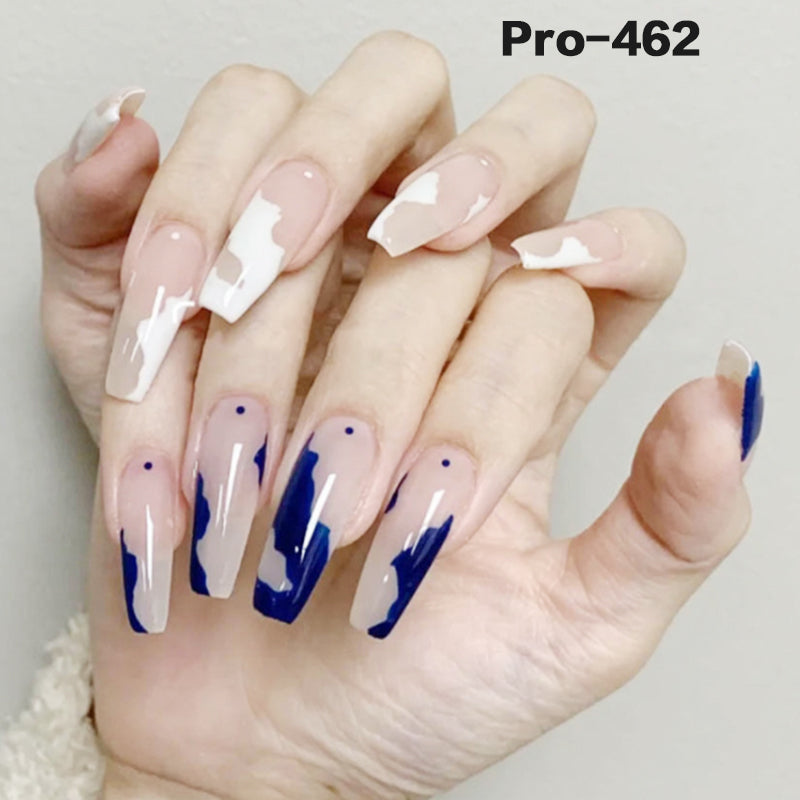 [Buy 6 Get 2]Promakepro Mid-Length 401-500 Press On Nails 24PCS/Sets Unique Design High Quality Reusable