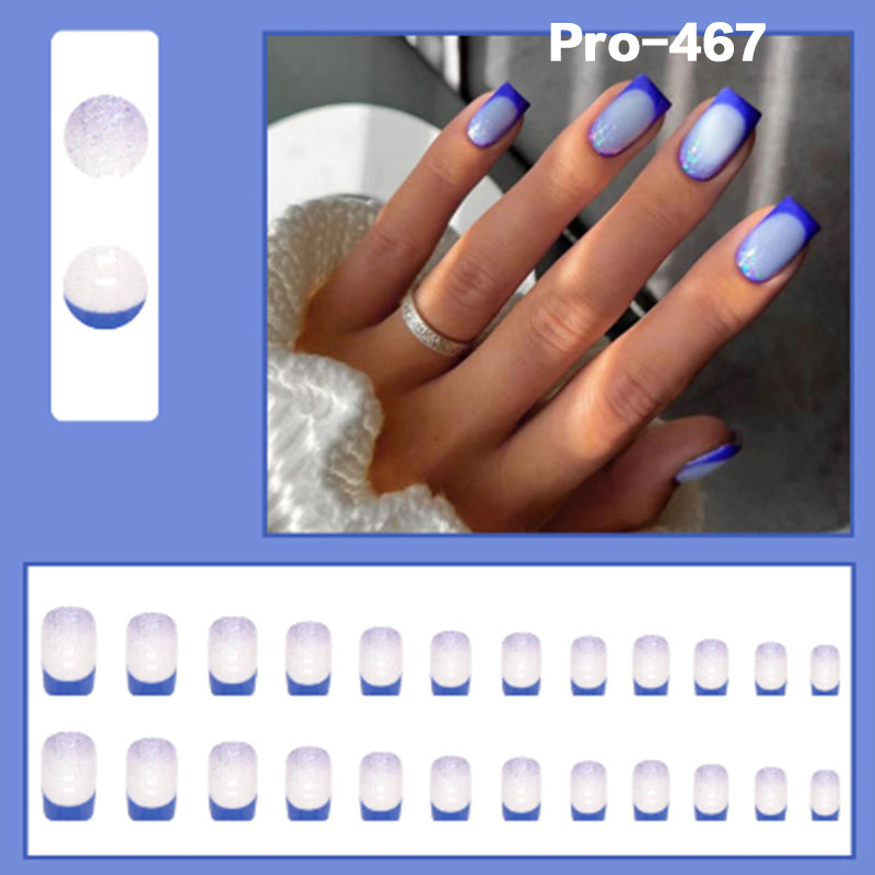 [Buy 6 Get 2]Promakepro Mid-Length 401-500 Press On Nails 24PCS/Sets Unique Design High Quality Reusable