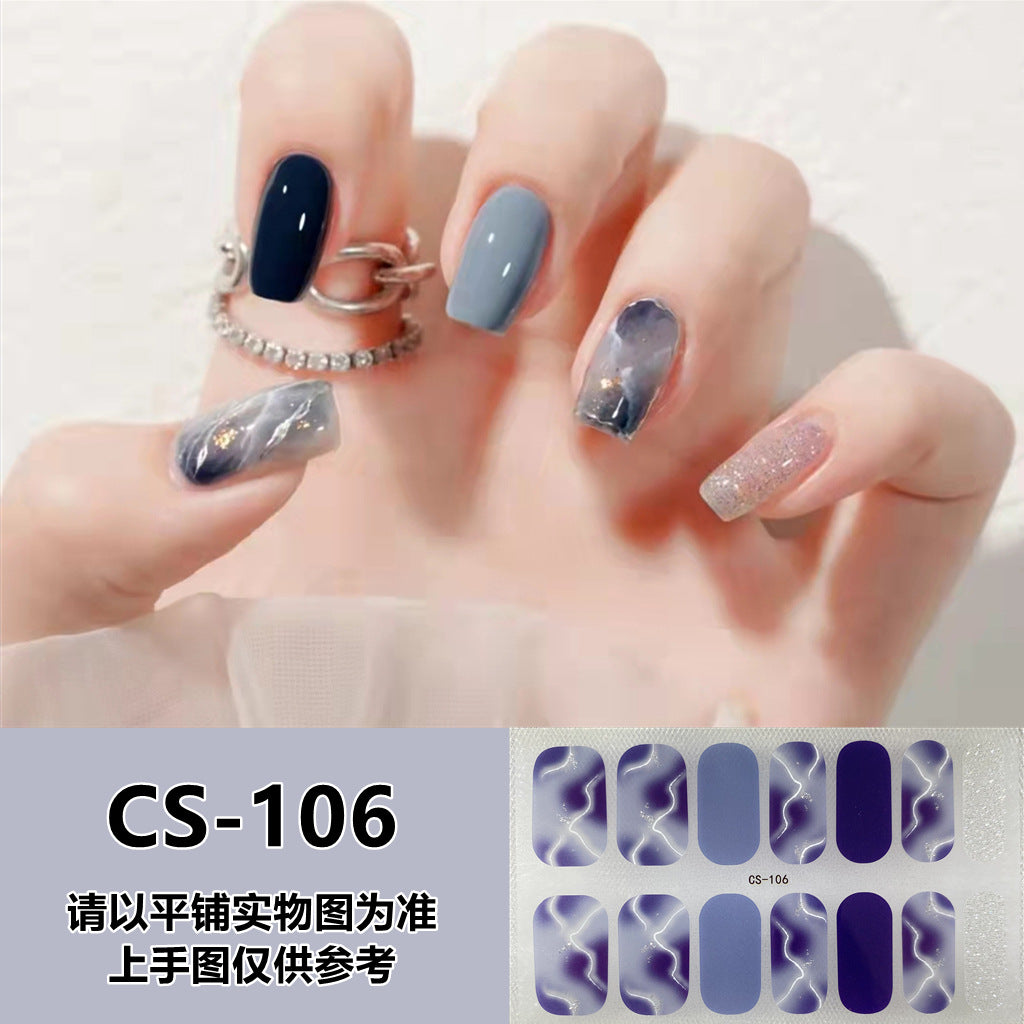 Promake® Nails Stickers - 3D Waterproof and Durable Baking-Free Nail Stickers