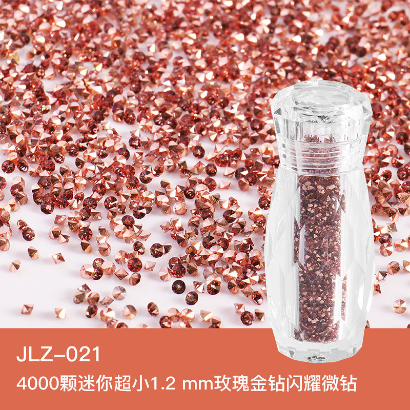 [ BUY 1 GET 1]Promake®Cross-Border New Arrival Bottled Nail Shimmering Powder Micro Diamond Dream Color Nail Rhinestone Transparent Micro Beads Diamond in the Debris Rhinestone Jewelry Accessories