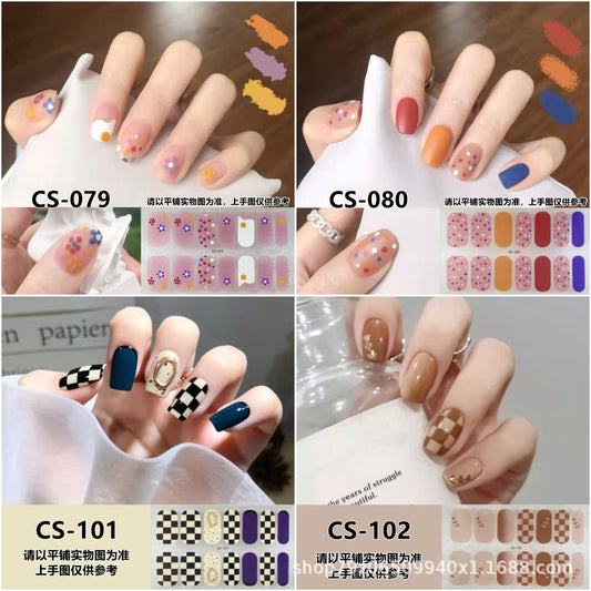 Promake® Nails Stickers - 3D Waterproof and Durable Baking-Free Nail Stickers