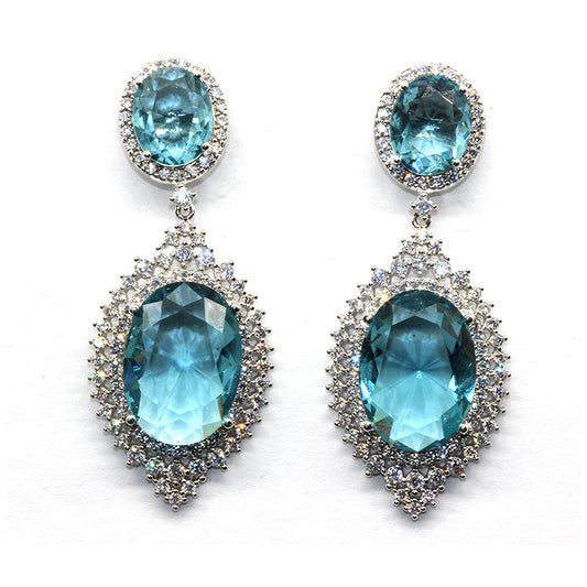 Promake® | Aquamarine Earrings