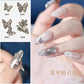 Promake® Hot Sale Nail Art Butterfly Zircon Rhinestone Nail Phototherapy Plastic Fairy Decoration Website Red Jewelry for Nail Beauty Shop Wholesale