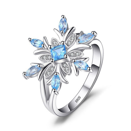 Promake® Zircon Light Blue Ring | Women's Bracelet | Versatile Fashion