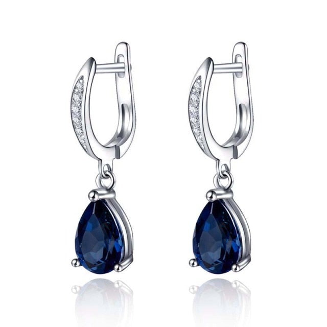 Promake® | Blue Water Drop Shape Earrings