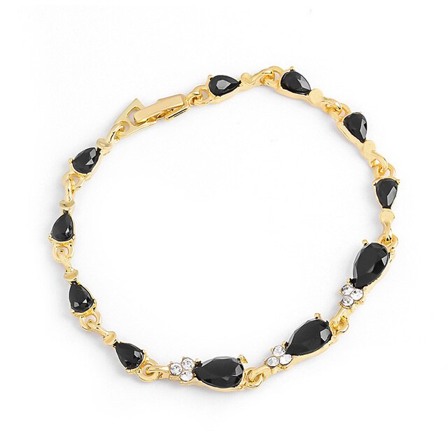 Promake® | Gold Shiny Crystal Bracelet